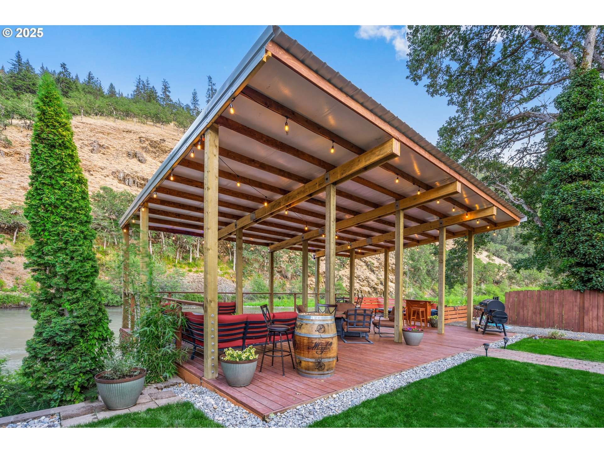 218 2nd Street Klickitat, WA 98628 - Photo 8 of 28 a view of a backyard with sitting area