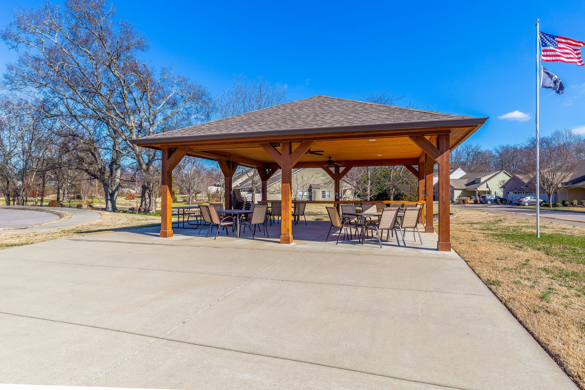102 Westview Drive Spring Hill, TN 37174 - Photo 26 of 27 a view of a swimming pool with sitting area