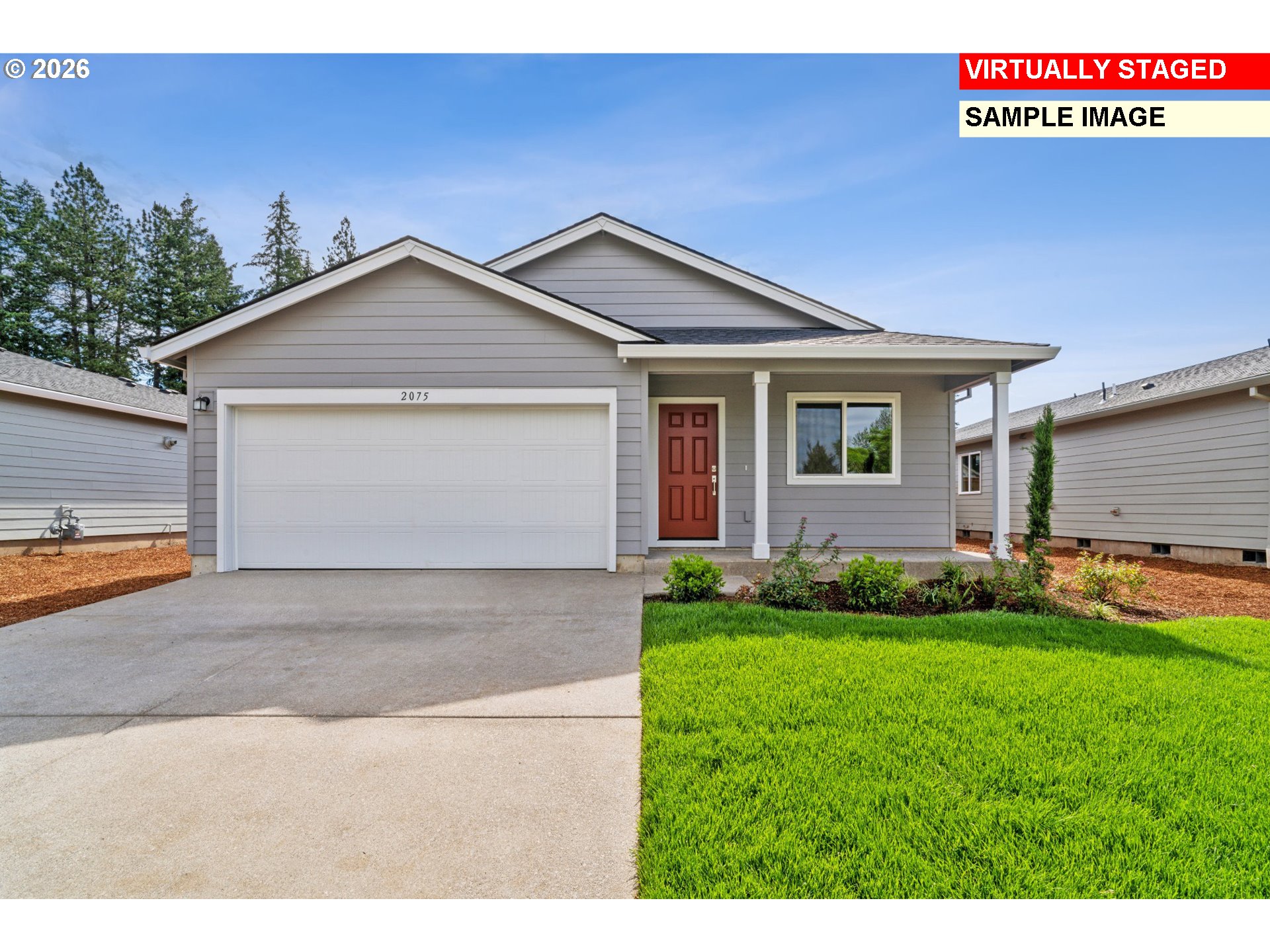 25229 Todd Way Veneta, OR 97487 - Photo 1 of 29 a view of front of house with a yard