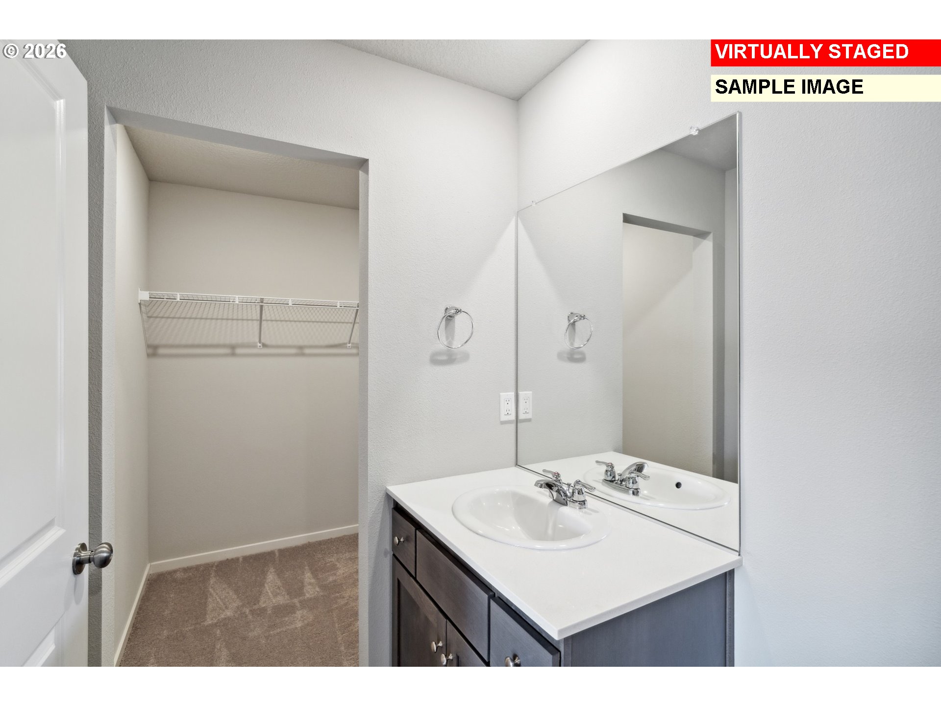 25229 Todd Way Veneta, OR 97487 - Photo 16 of 29 a bathroom with a sink a mirror and a vanity