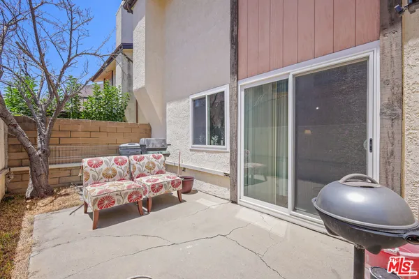 a outdoor space view with a sitting space