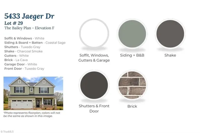 $473,990 | 5433 Jaeger Drive, Unit 29, Graham, NC 27253