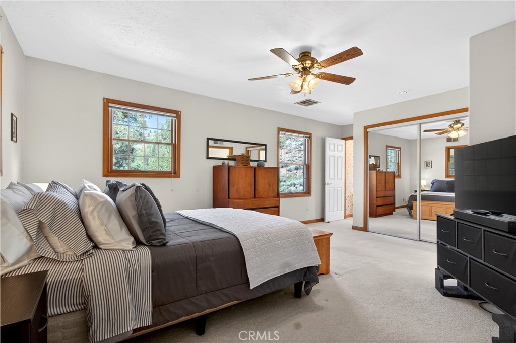 15185 Rancheria Creek Road Caliente, CA 93518 - Photo 19 of 54 a bedroom with a bed and a flat screen tv