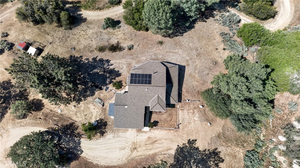 15185 Rancheria Creek Road Caliente, CA 93518 - Photo 51 of 54 an aerial view of a house with a yard covered with snow