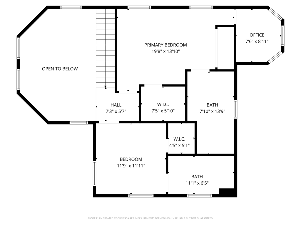15185 Rancheria Creek Road Caliente, CA 93518 - Photo 54 of 54 Upstairs Floor Plan