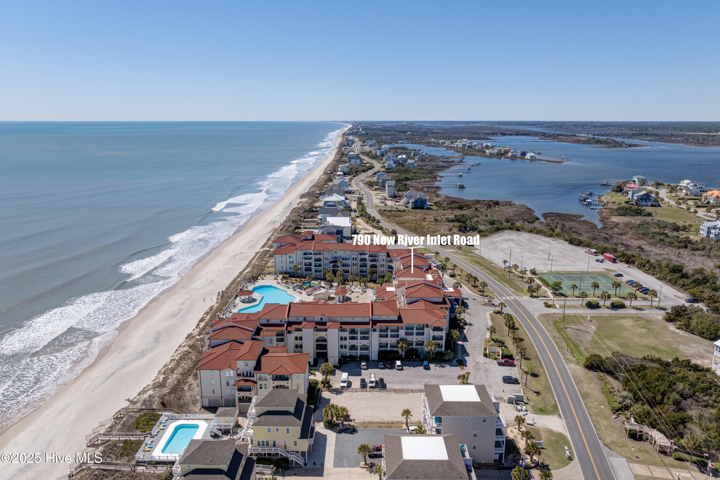 790 New River Inlet Road, Unit 308A North Topsail Beach, NC 28460 - Photo 29 of 36 790NewRiverInletRoadDrone-3