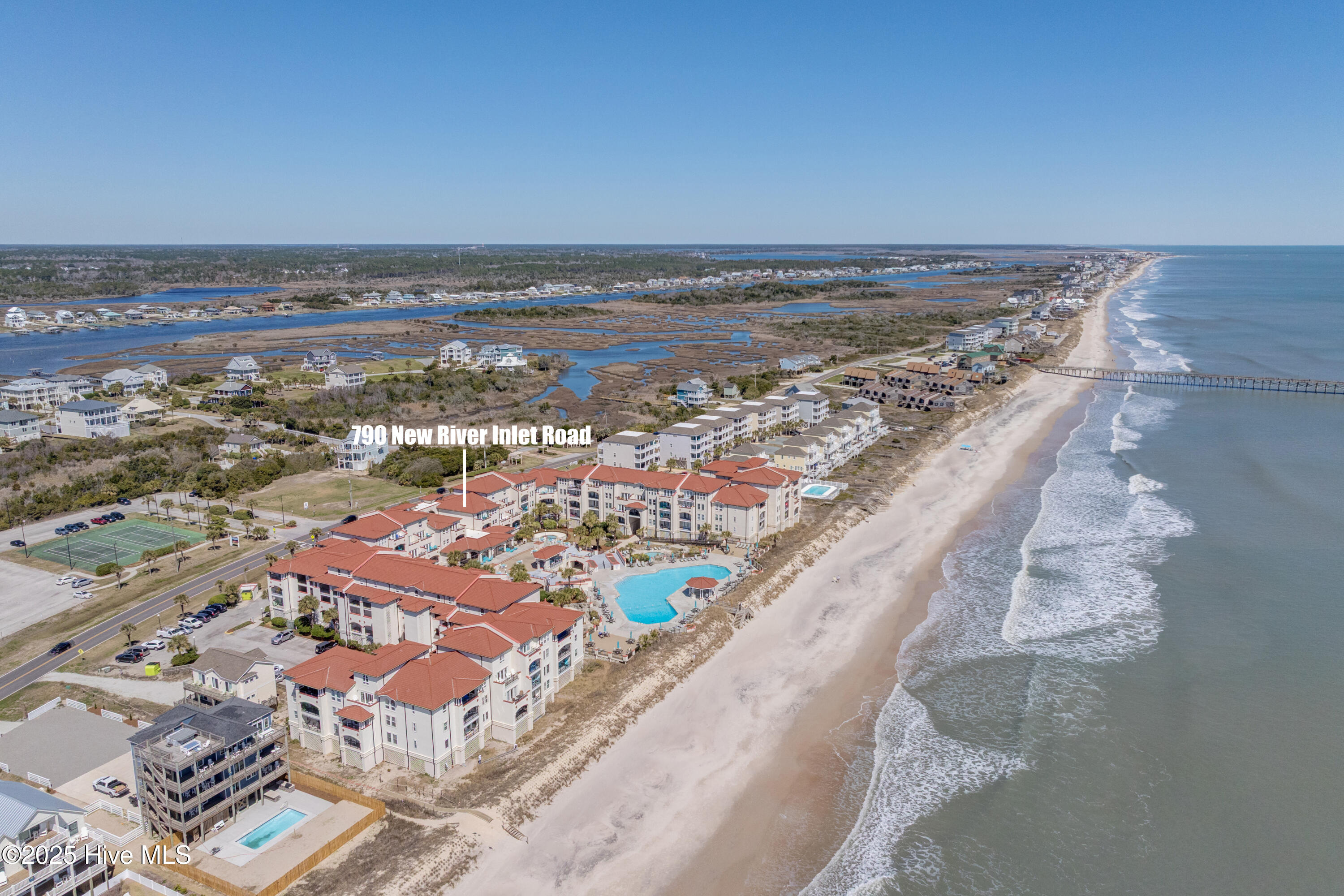 790 New River Inlet Road, Unit 308A North Topsail Beach, NC 28460 - Photo 32 of 36 790NewRiverInletRoadDrone-6