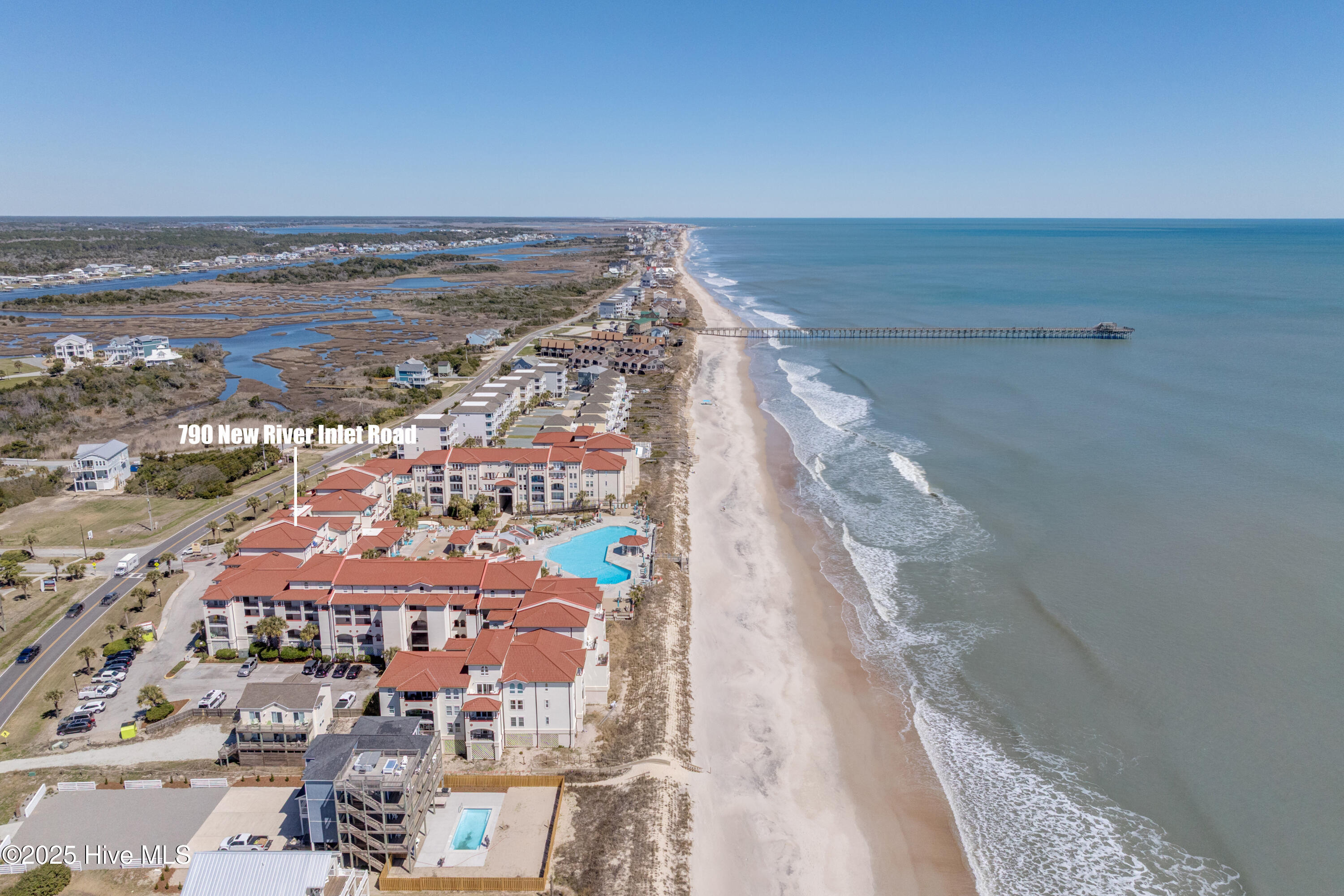 790 New River Inlet Road, Unit 308A North Topsail Beach, NC 28460 - Photo 33 of 36 790NewRiverInletRoadDrone-7