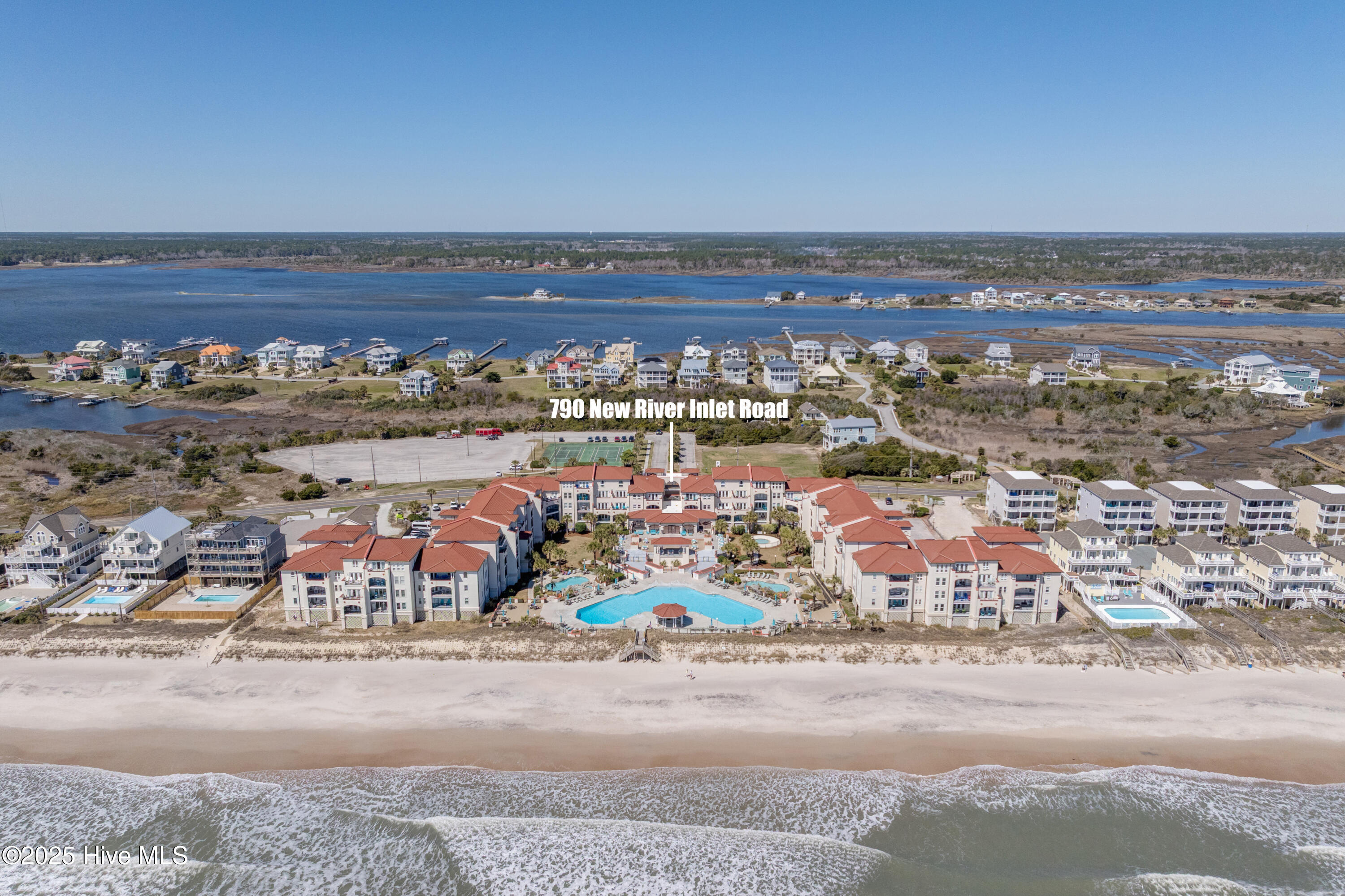 790 New River Inlet Road, Unit 308A North Topsail Beach, NC 28460 - Photo 35 of 40 790NewRiverInletRoadDrone-5