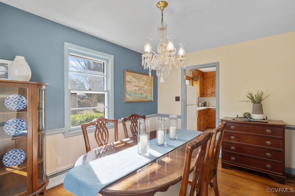 8406 Colebrook Road Richmond, VA 23227 - Photo 2 of 29 Hardwood floor in the dining room.