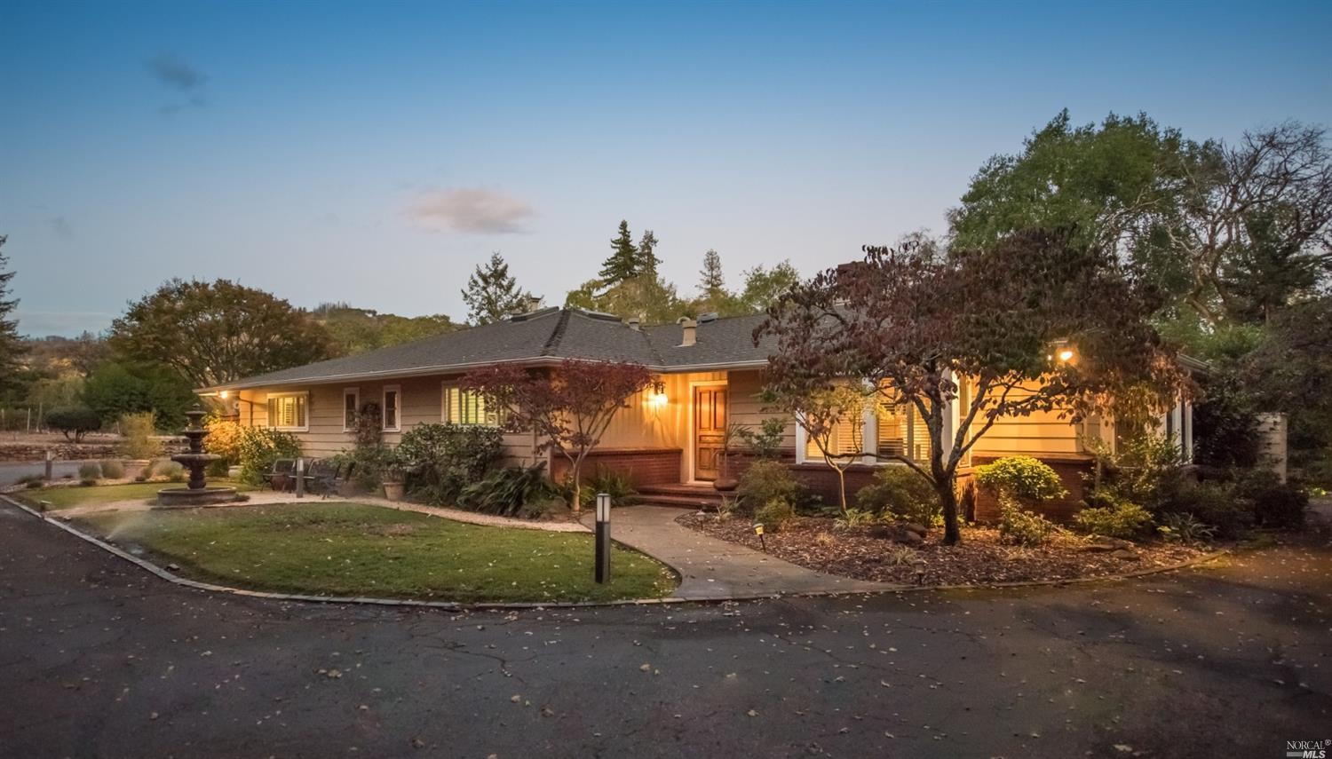 545 Los Alamos Road Santa Rosa, CA 95409 - Photo 1 of 1 a view of a white house with a sink and yard