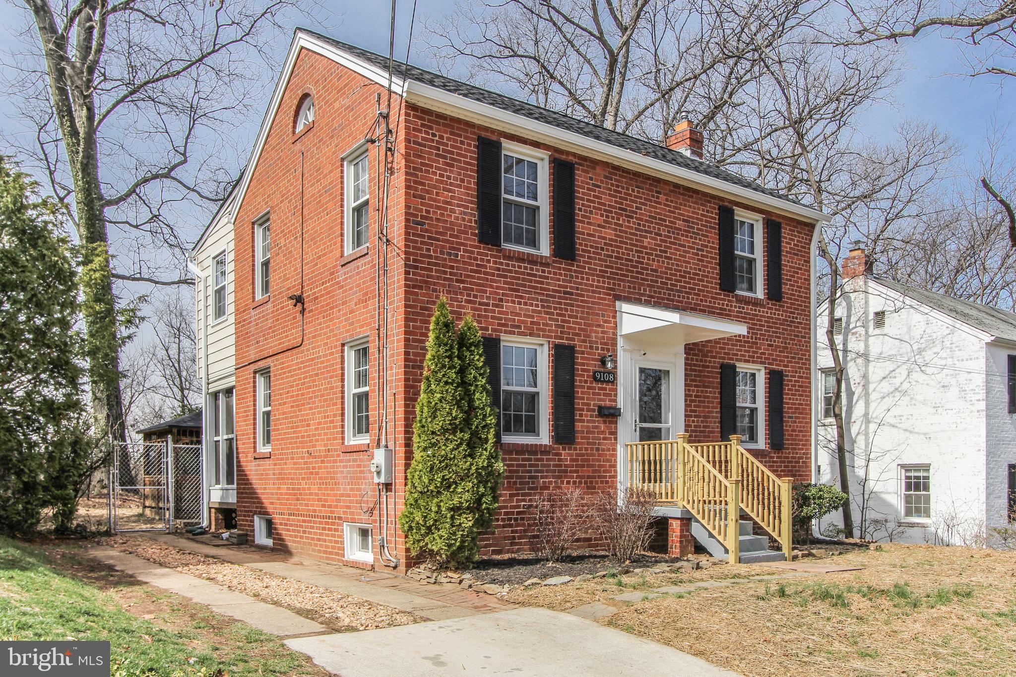 9108 Eton Road Silver Spring, MD 20901 - Photo 2 of 43 LARGE DRIVEWAY. New front porch overhang/railings.