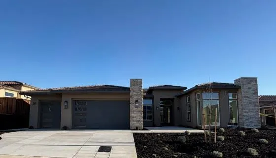 a view of a house with many windows