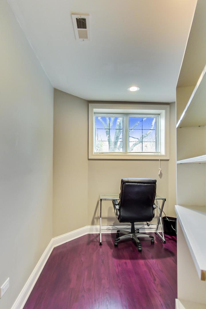 3312 Keller Lane Naperville, IL 60565 - Photo 41 of 50 a workspace with furniture hardwood and a window
