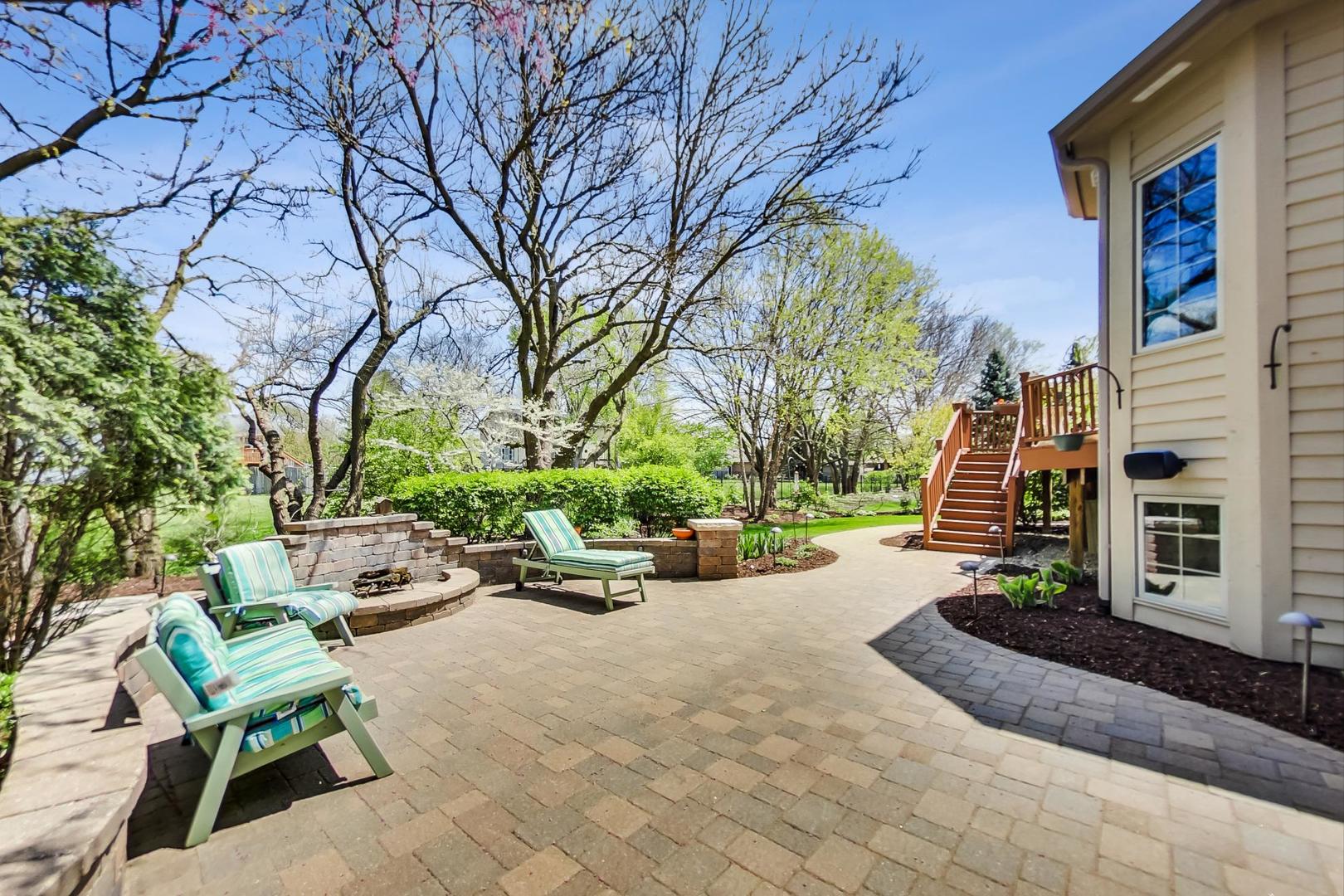 3312 Keller Lane Naperville, IL 60565 - Photo 47 of 50 a view of a backyard with sitting area