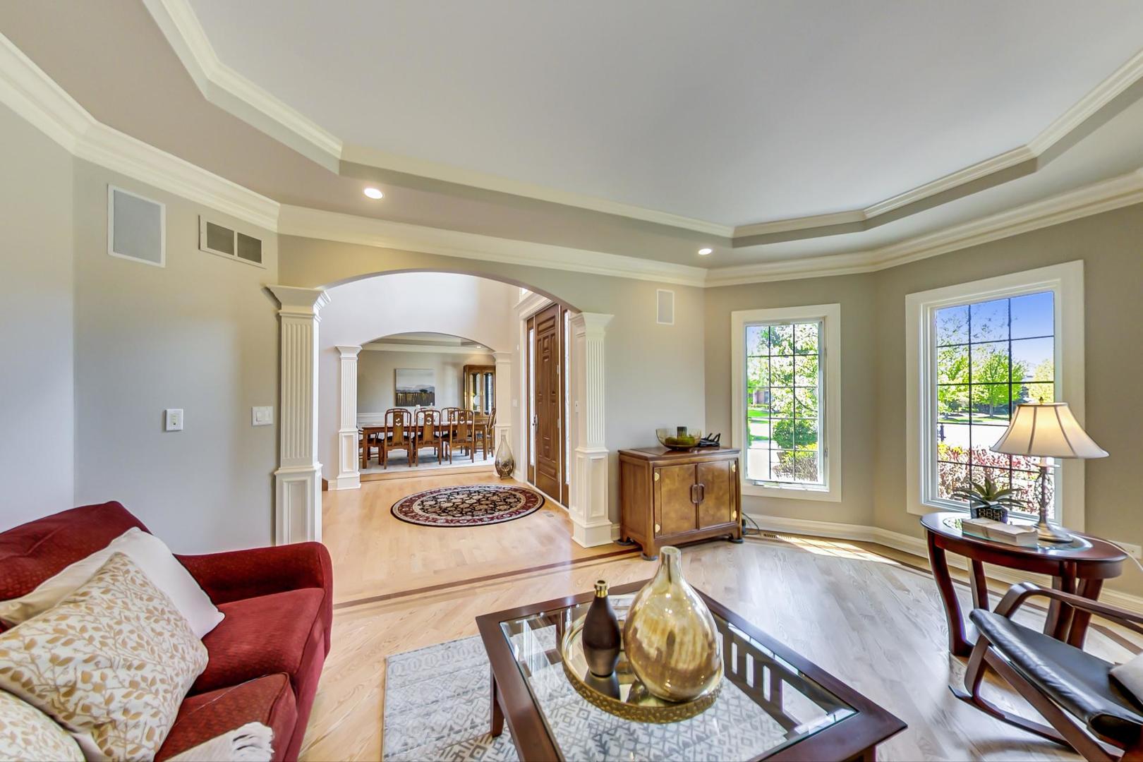 3312 Keller Lane Naperville, IL 60565 - Photo 7 of 50 a living room with furniture and a large window