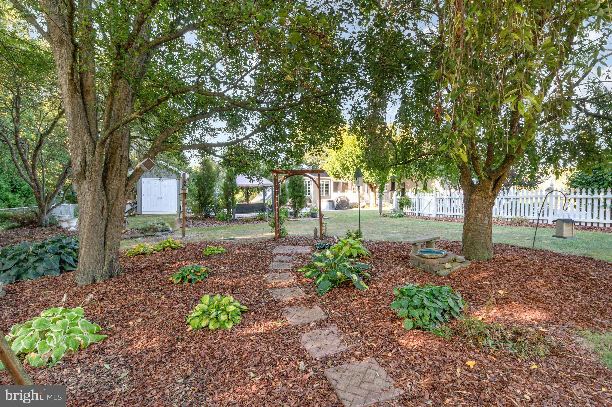 124 South Ridge Road Boiling Springs, PA 17007 - Photo 38 of 56 a view of a garden with trees