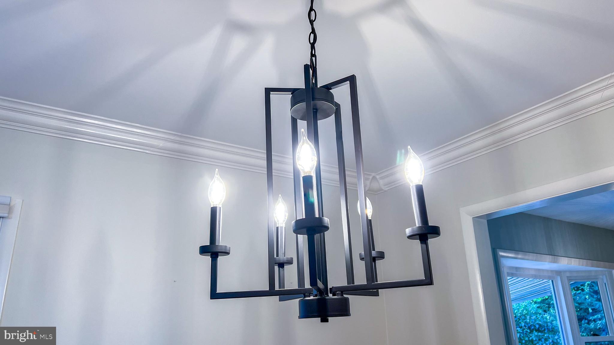 507 Ridge Road Annapolis, MD 21401 - Photo 13 of 75 Contemporary Chandelier In Dining Area