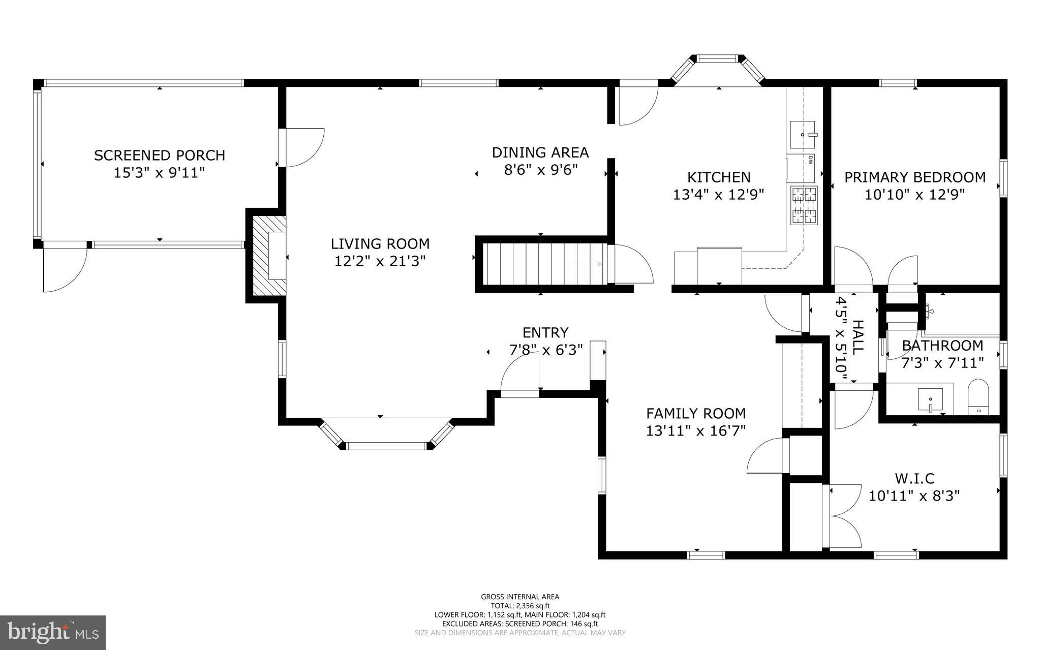 507 Ridge Road Annapolis, MD 21401 - Photo 74 of 75 Main Level Floor Plan
