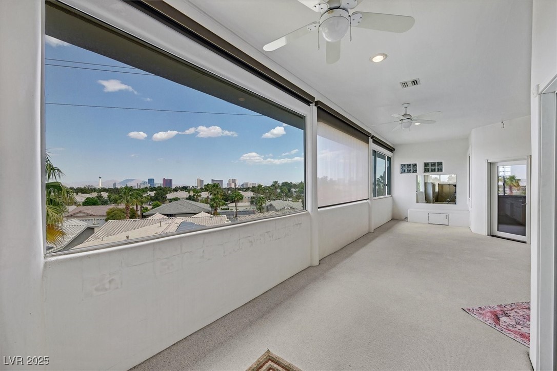 3372 Westwind Road Las Vegas, NV 89146 - Photo 14 of 39 Balcony featuring ceiling fan