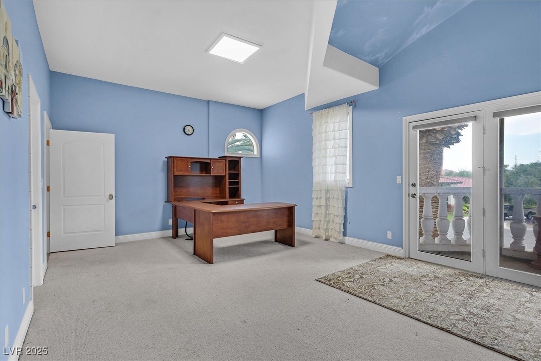 3372 Westwind Road Las Vegas, NV 89146 - Photo 34 of 39 Carpeted office space with baseboards