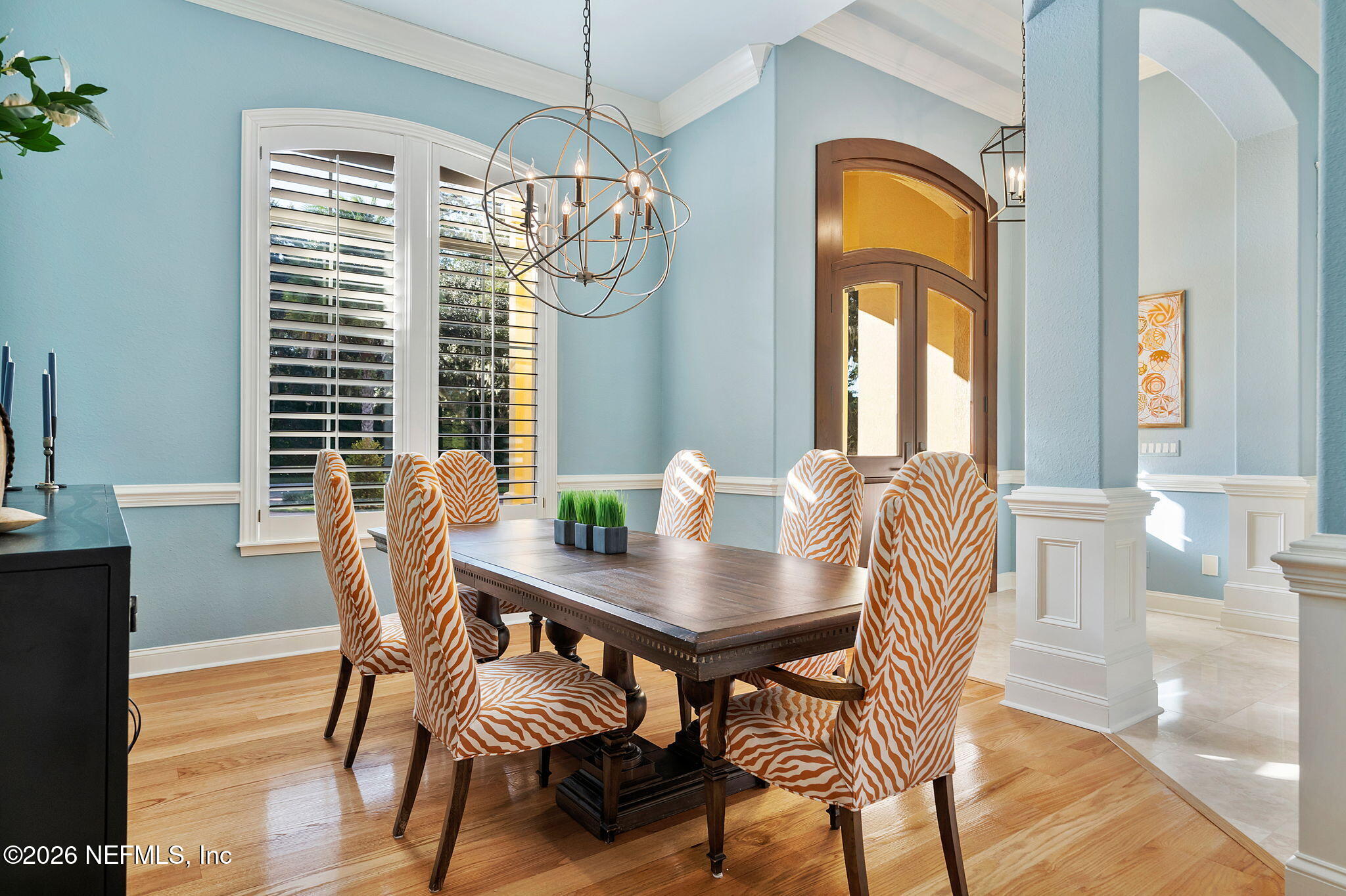 160 Governors Road Ponte Vedra Beach, FL 32082 - Photo 11 of 72 a view of a dining room with furniture window and wooden floor