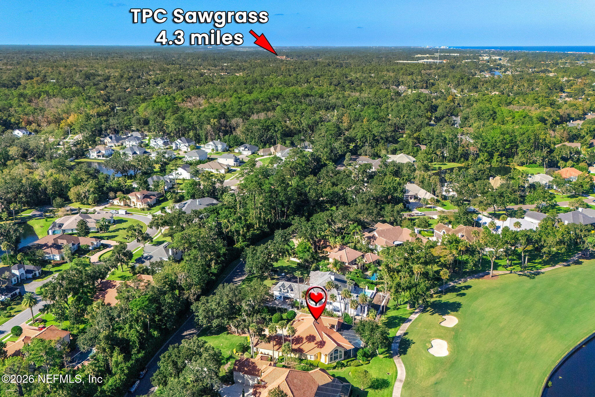 160 Governors Road Ponte Vedra Beach, FL 32082 - Photo 43 of 72 TPC Sawgrass Location