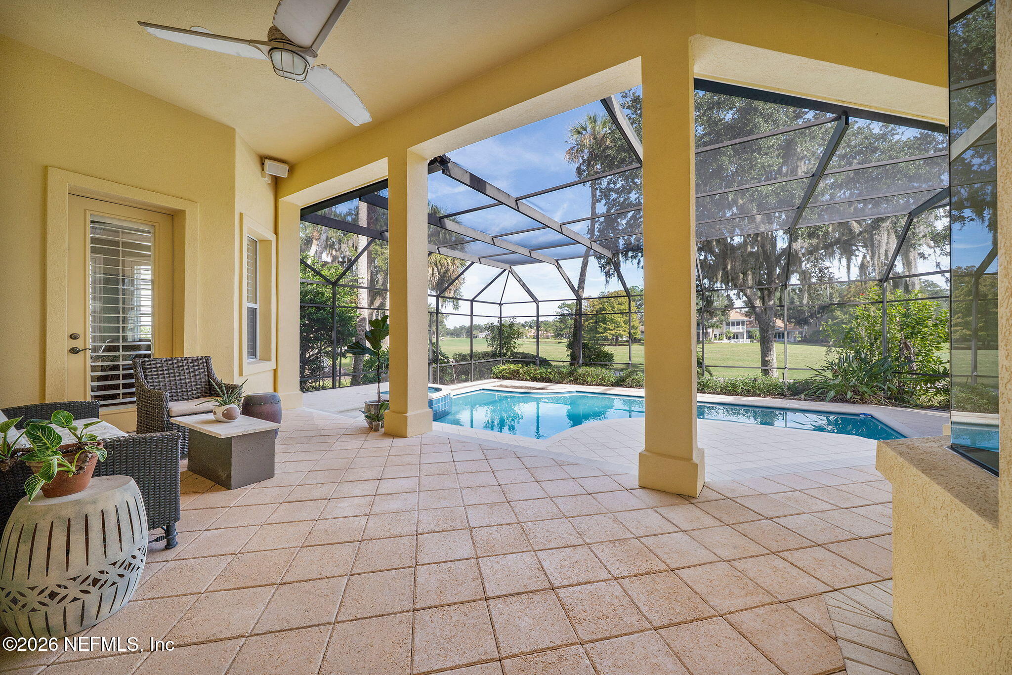 160 Governors Road Ponte Vedra Beach, FL 32082 - Photo 56 of 72 Lanai to Pool and Views