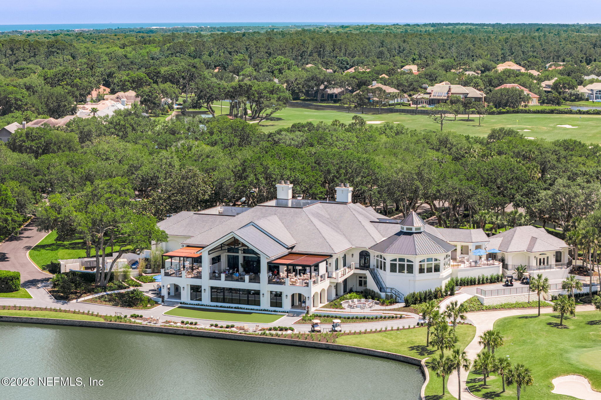 160 Governors Road Ponte Vedra Beach, FL 32082 - Photo 67 of 72 Plantation Club House Aerial to Ocean