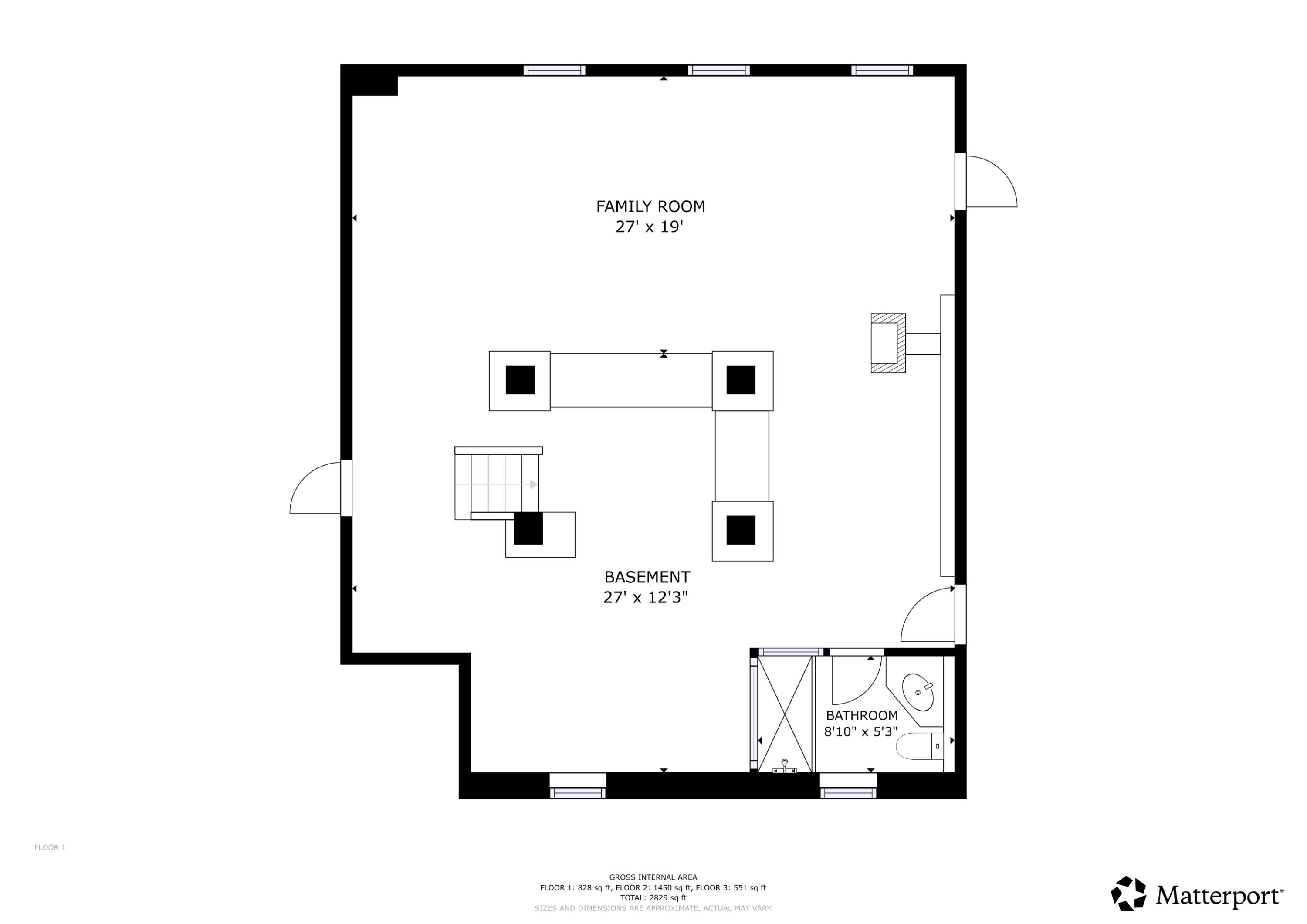 90 Woodridge Road Brewer, ME 04412 - Photo 74 of 74 Floor Plan Finished Basement