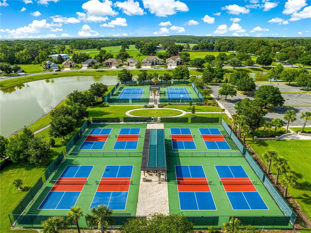 8045 Waterbury Way Mount Dora, FL 32757 - Photo 49 of 56 a view of yard with swimming pool and outdoor seating