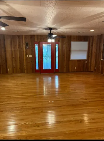 a view of room with an ocean view