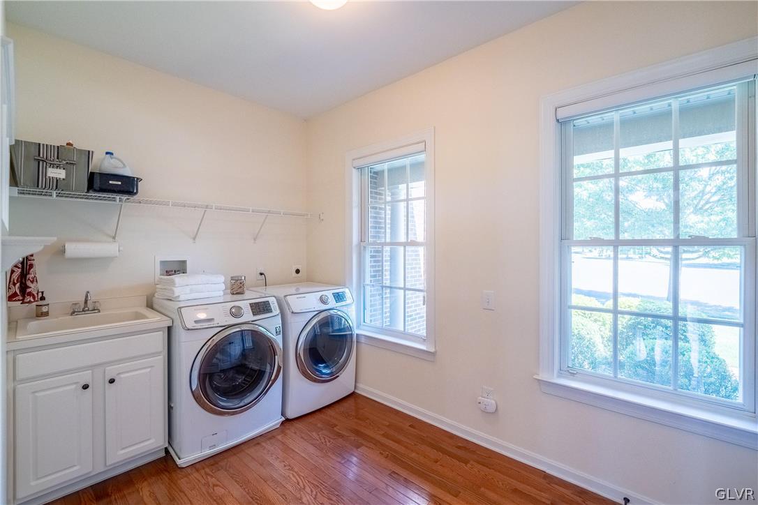 2296 Eldemere Circle Lower Macungie Township, PA 18062 - Photo 21 of 50 a utility room with dryer and washer
