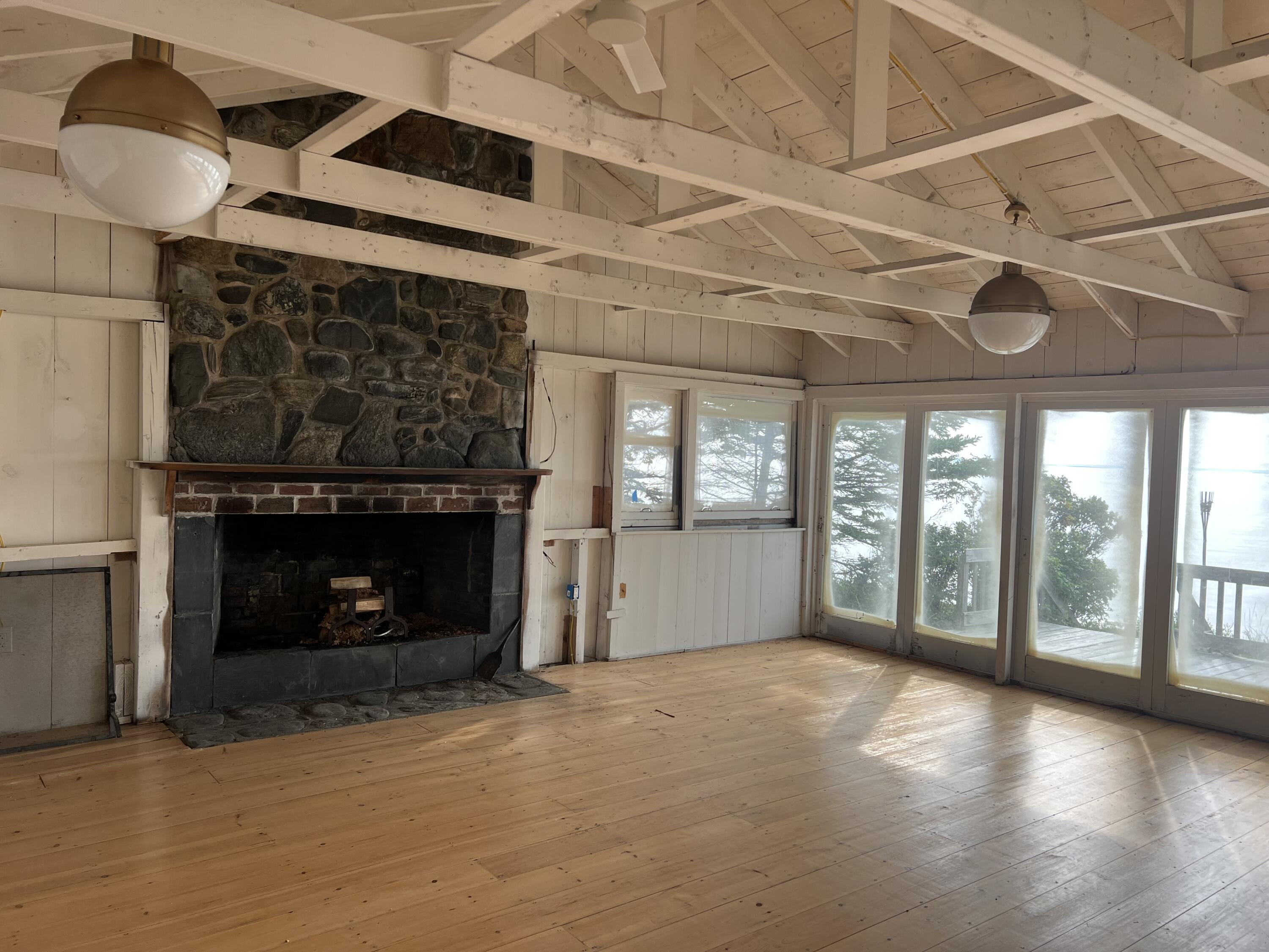 186 Lopaus Point Road Tremont, ME 04612 - Photo 27 of 31 Fireplace