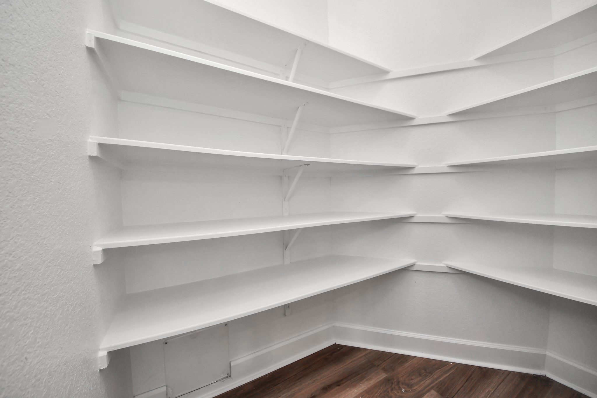 1614 Diamond Mountain Drive Rosharon, TX 77583 - Photo 25 of 40 a view of walk in closet with empty racks