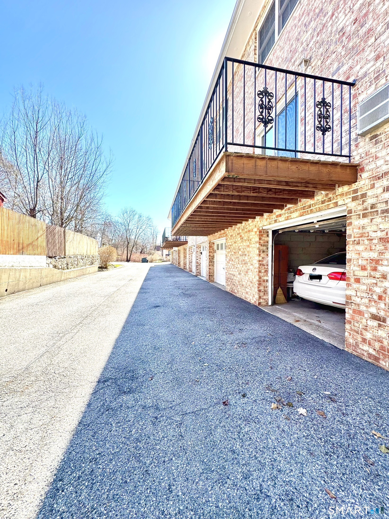 39 Woodway Road, Unit C5 Stamford, CT 06907 - Photo 52 of 55 Back of Unit, balcony, 1 car garage