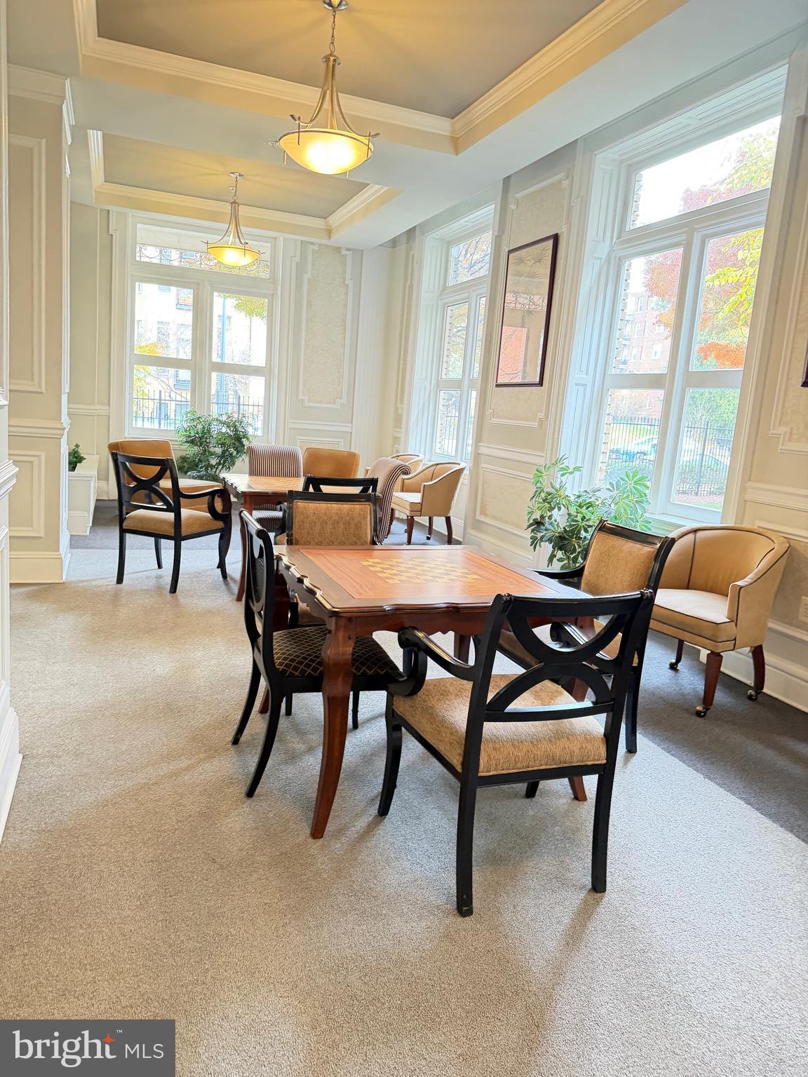 1308 Clifton Street Northwest, Unit 312 Washington, DC 20009 - Photo 3 of 28 Sunlit lobby for social gatherings