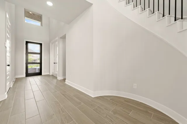 wooden floor in an empty room