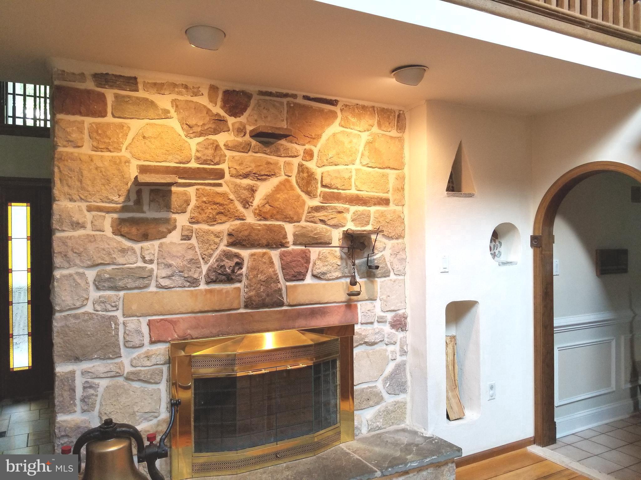 1000 Broad Run Road West Chester, PA 19380 - Photo 9 of 29 Den with Stone Fireplace