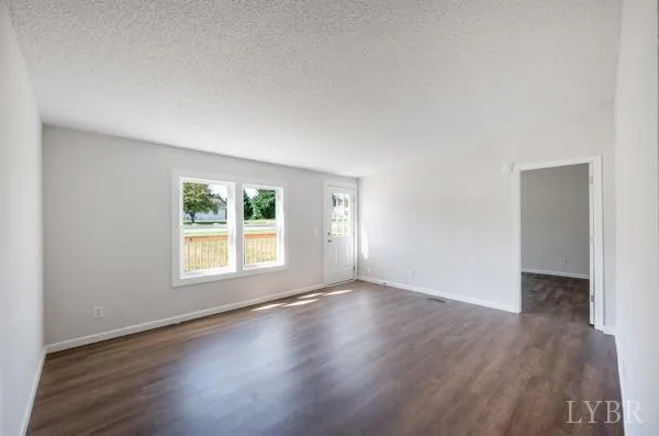 wooden floor in an empty room