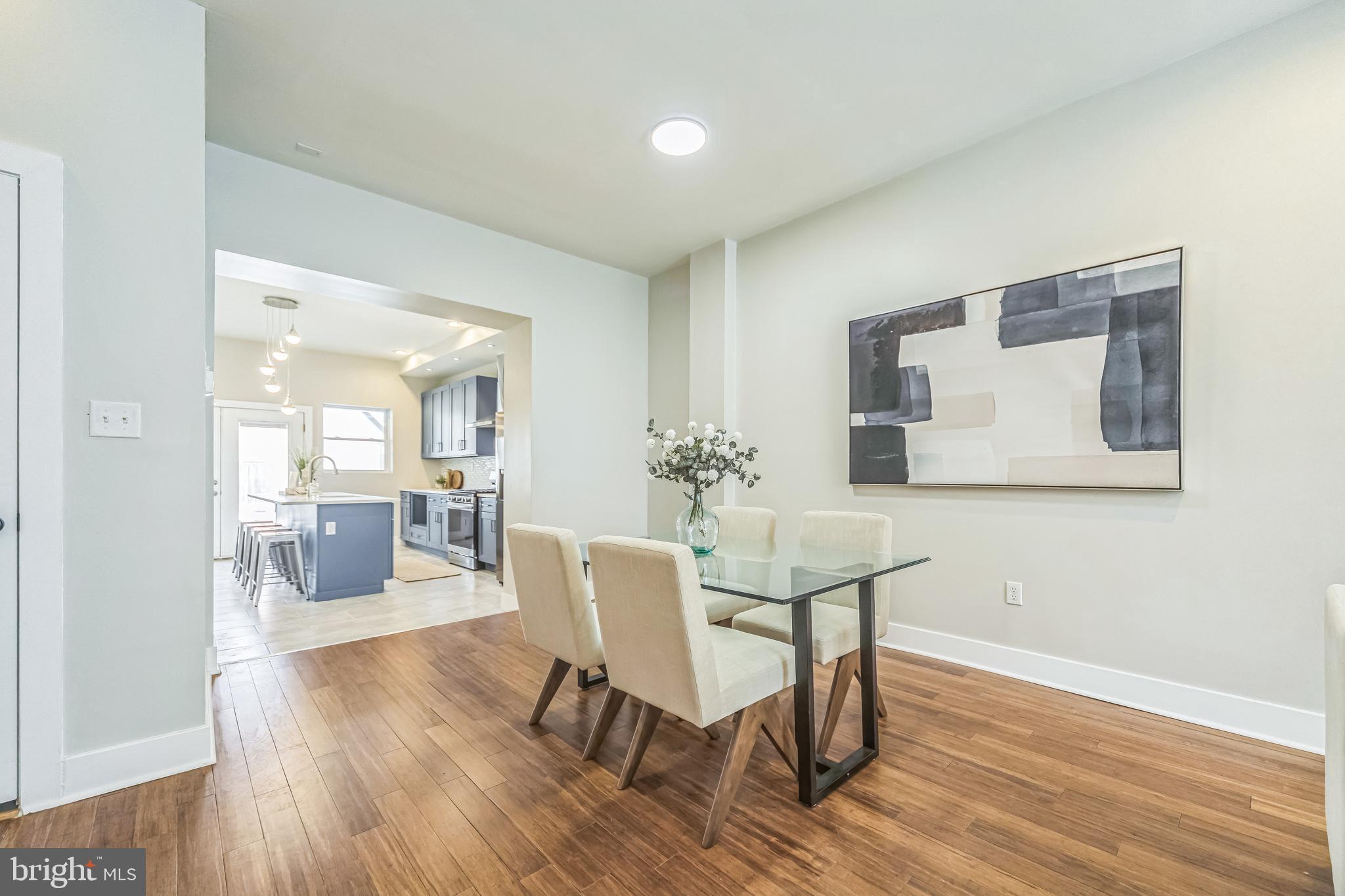 2123 East Norris Street Philadelphia, PA 19125 - Photo 6 of 40 a dining room with furniture and wooden floor