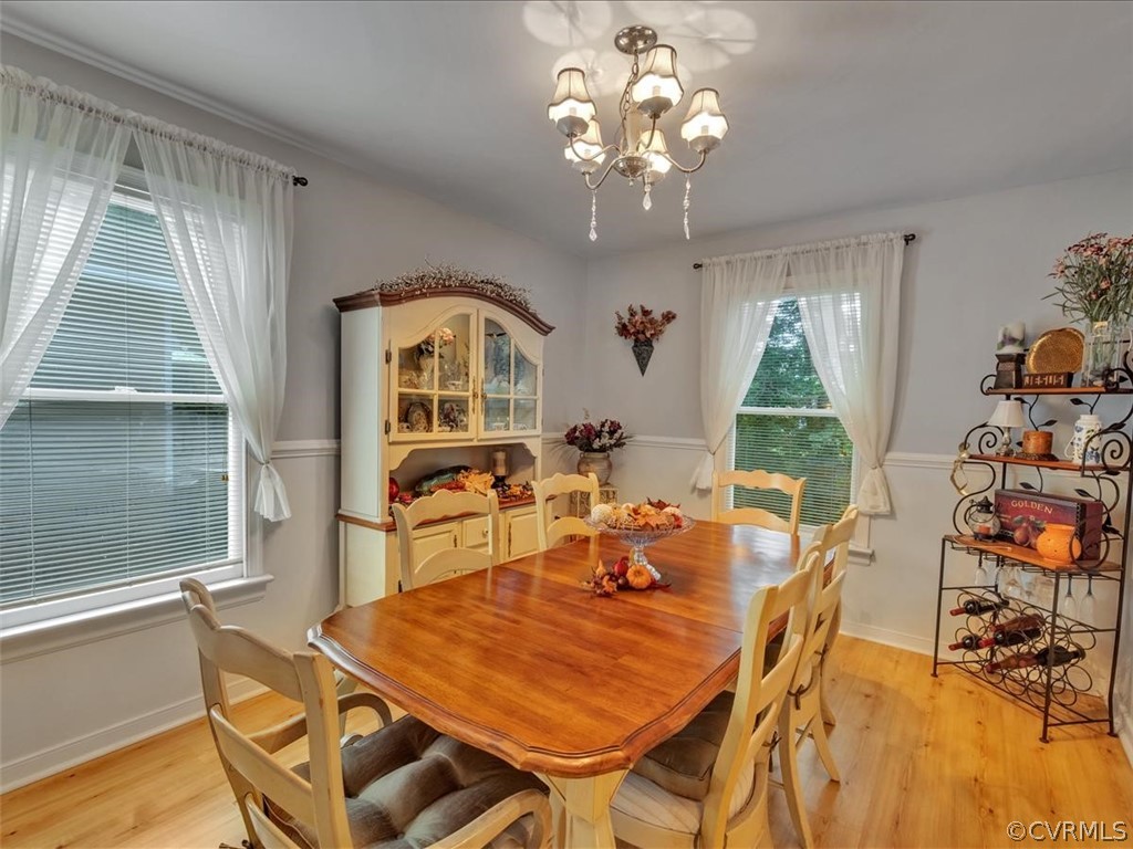 5612 Chatmoss Road Midlothian, VA 23112 - Photo 8 of 23 Formal Dining Room, chair rail, trim details
