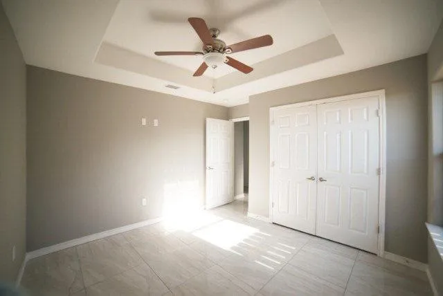 a view of an empty room