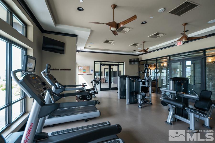 9860 Nahar Lane Reno, NV 89521 - Photo 37 of 40 a view of a room with gym equipment