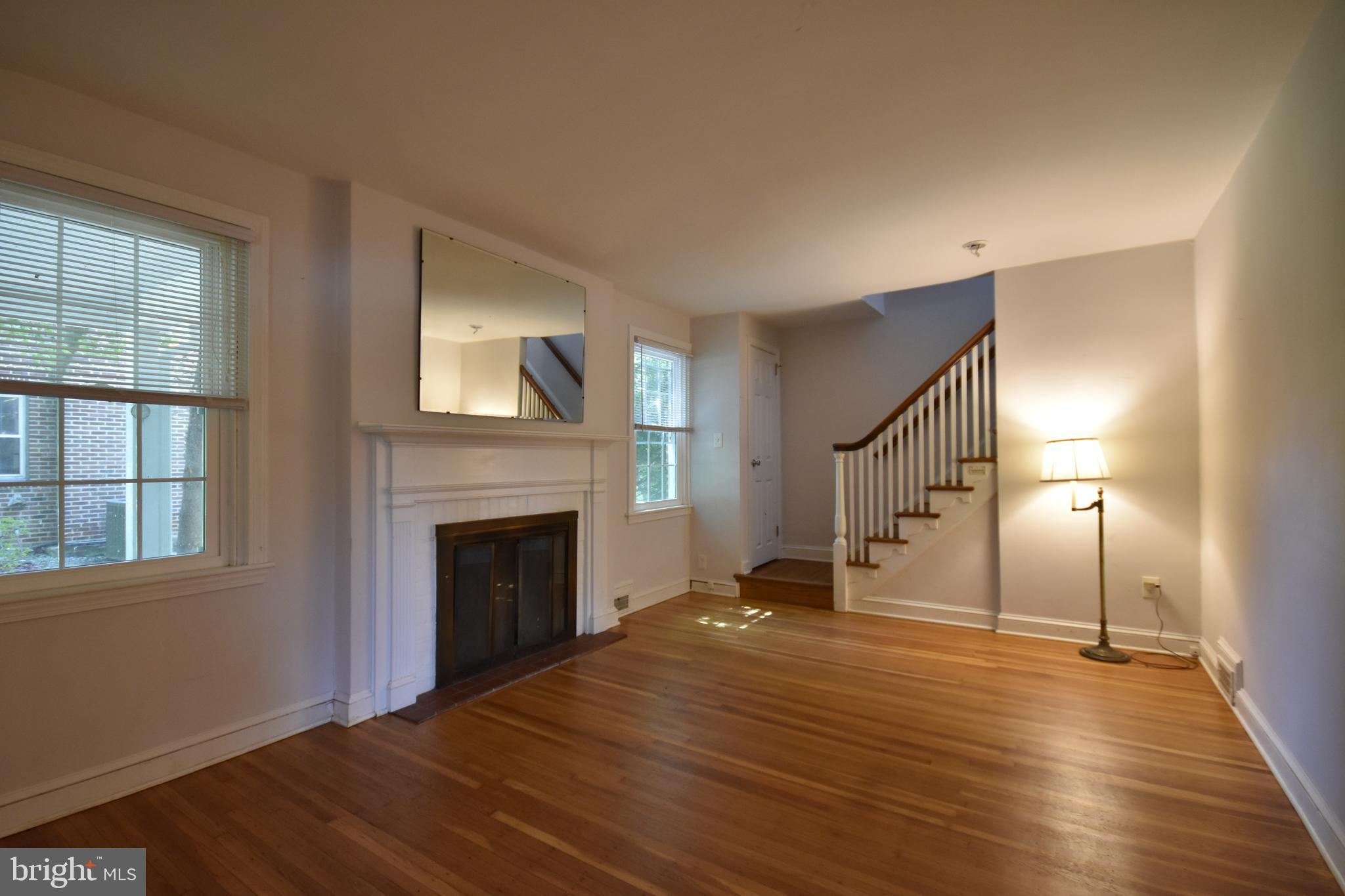 805 South Providence Road Wallingford, PA 19086 - Photo 3 of 35 Living Room with Fireplace