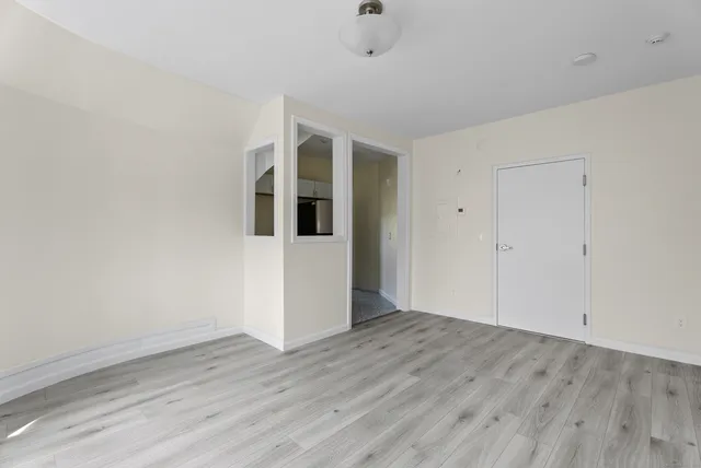 wooden floor in an empty room