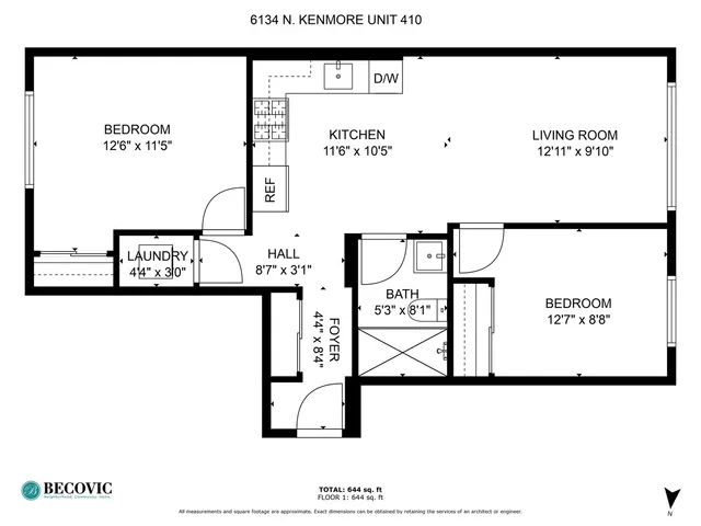 $2,200 | 6134 North Kenmore Avenue, Unit 310, Chicago, IL 60660