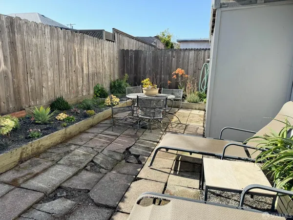 a view of outdoor seating area