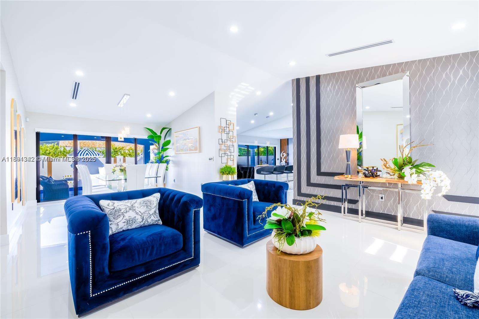 3221 Southwest 140th Avenue Miami, FL 33175 - Photo 16 of 19 a living room with furniture and white walls