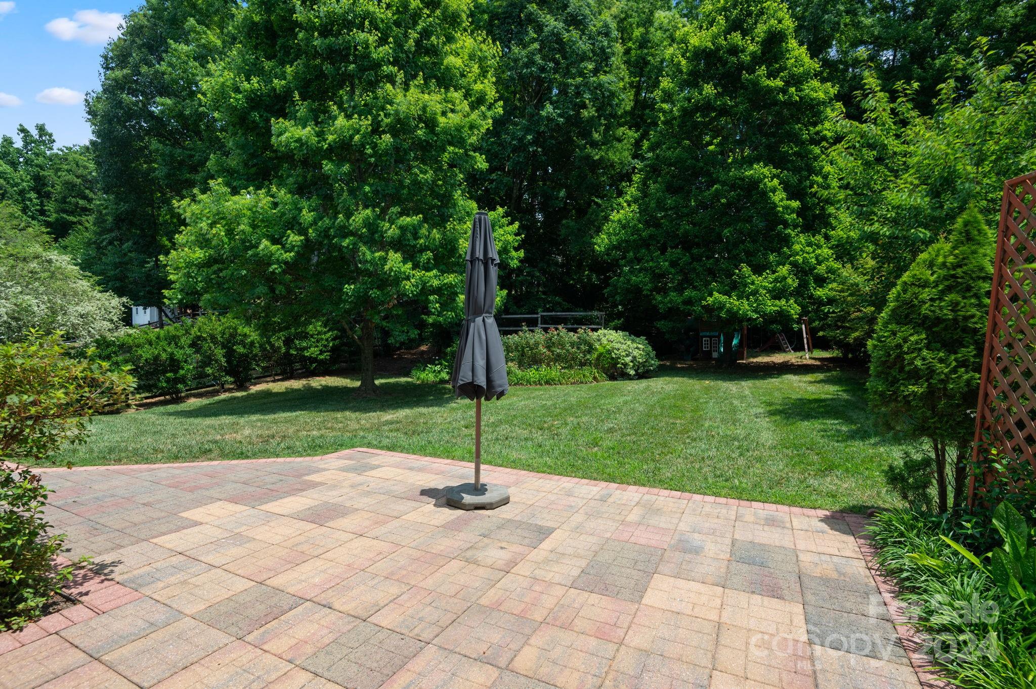736 West Cheval Drive Fort Mill, SC 29708 - Photo 34 of 44 a backyard of a house with lots of green space